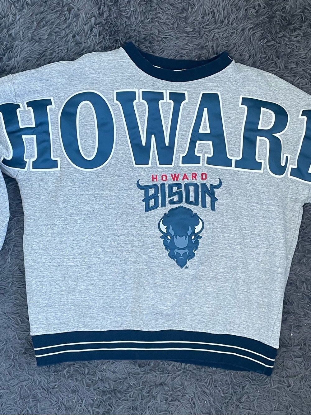 Men Size Medium Mitchell & Ness Howard University Bison Sweatshirt